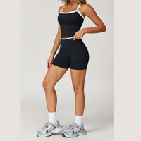 NINA Premium Stylish Short Set - Black