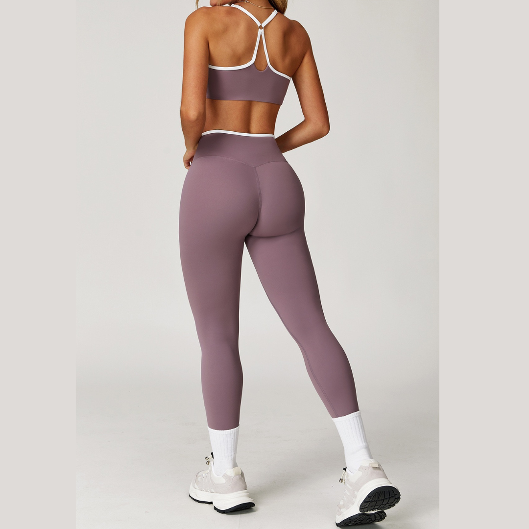 Aurora Stylish Skinny Legging Set - Lilac