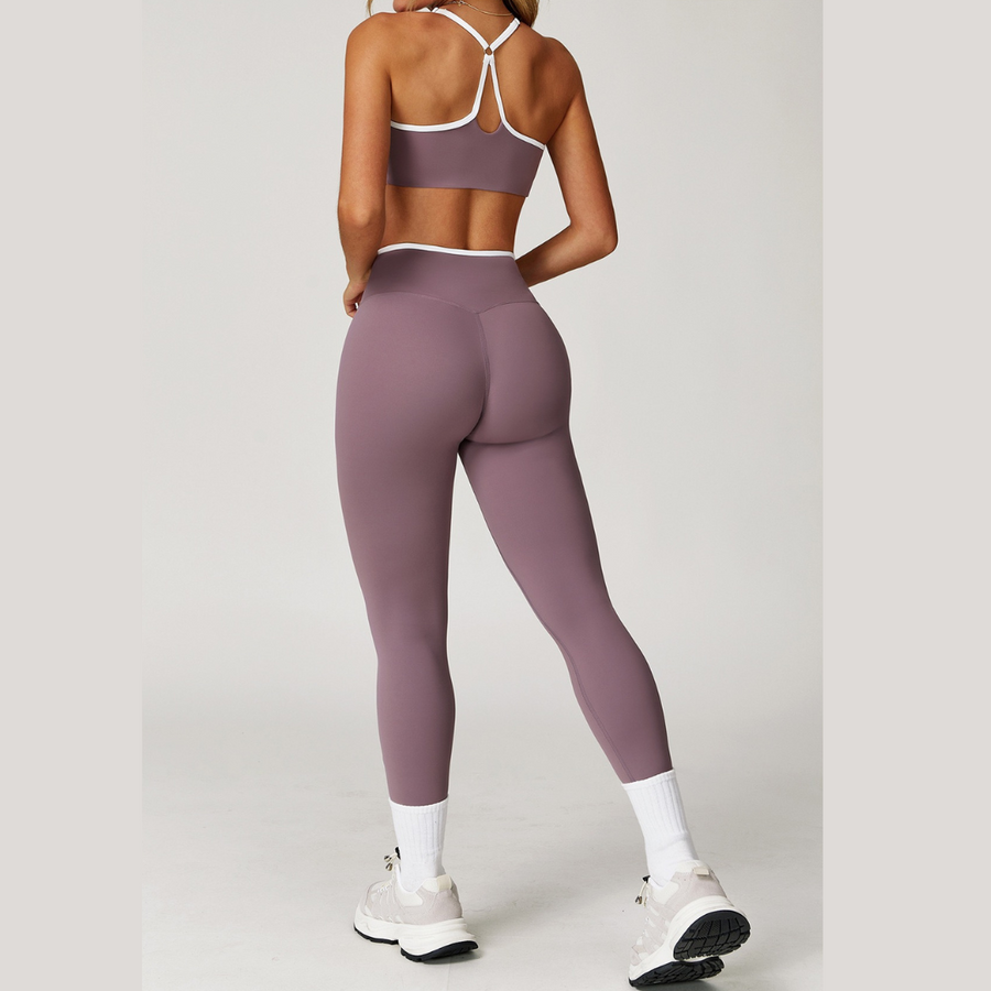 Aurora Stylish Skinny Legging Set - Lilac