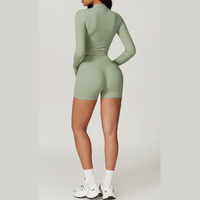 Cloudy Soft Line - 3pcs Green Short Set