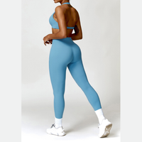 ANNE Sexy Comfy Legging Set - Blue