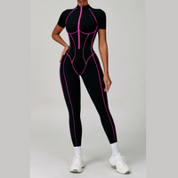 ENA Premium Jumpsuit- Black Pink