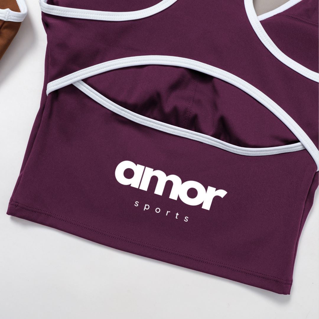 ALIN Stylish Classic Legging Set - Purple