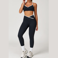 Aurora Stylish Skinny Legging Set - Black