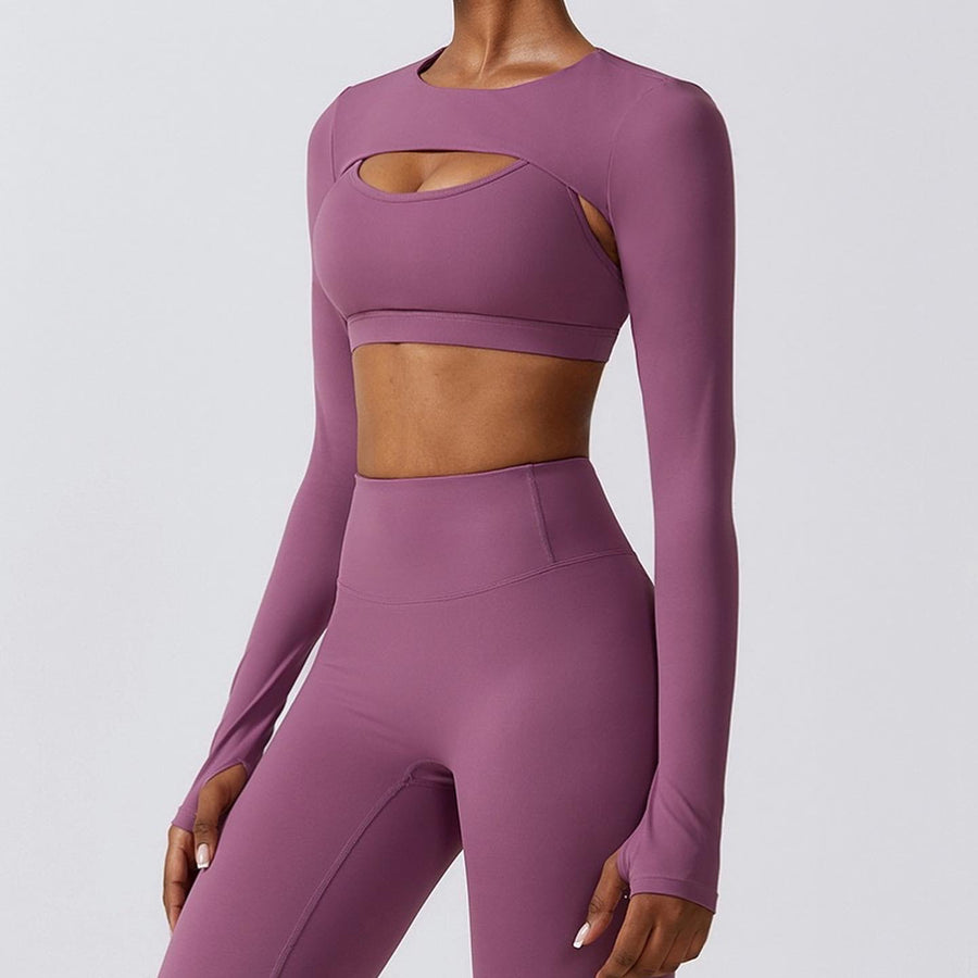 Set morbido e alla moda da 3 pezzi Spring Cloud - Uva viola