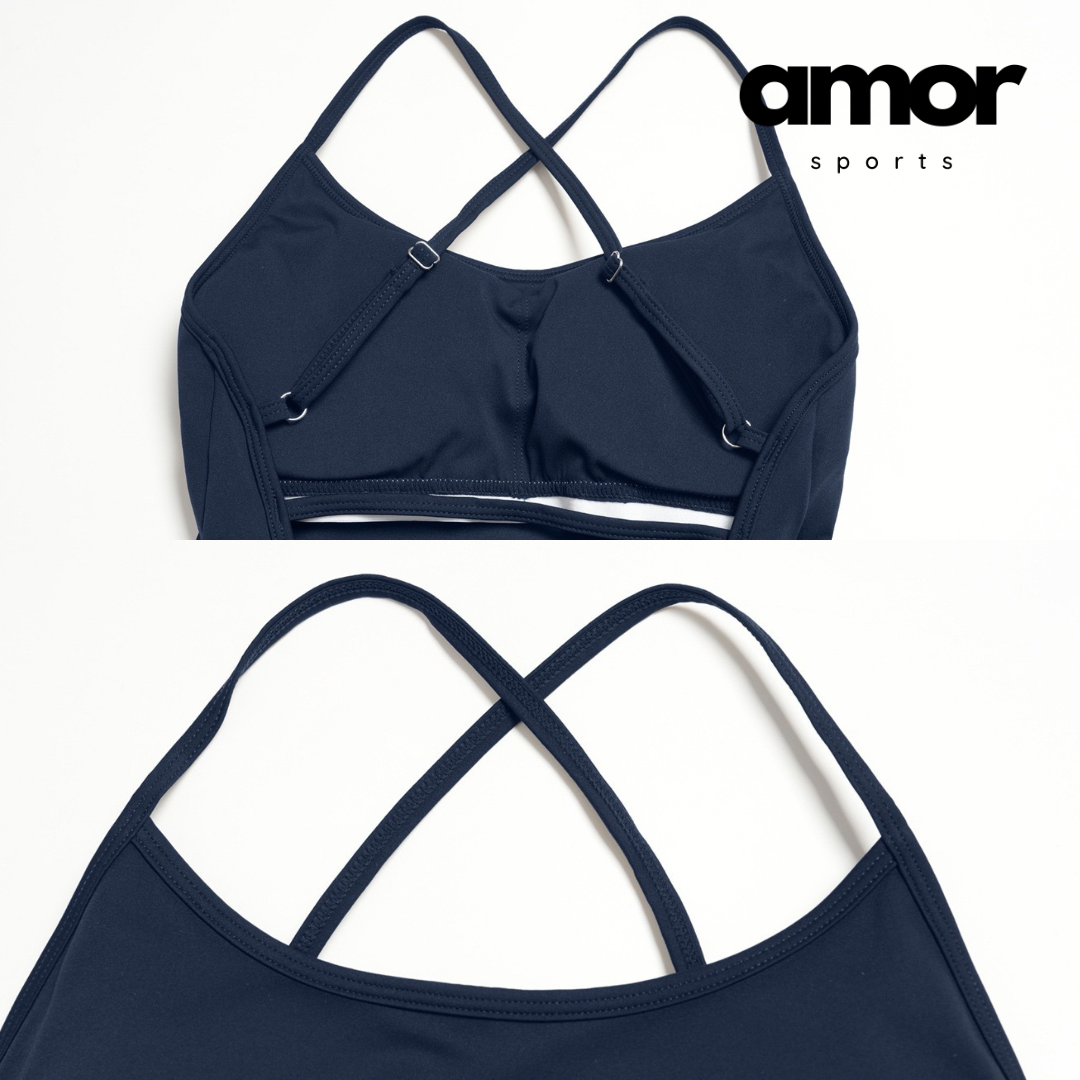 LANA Summer Classic Romper - Navy