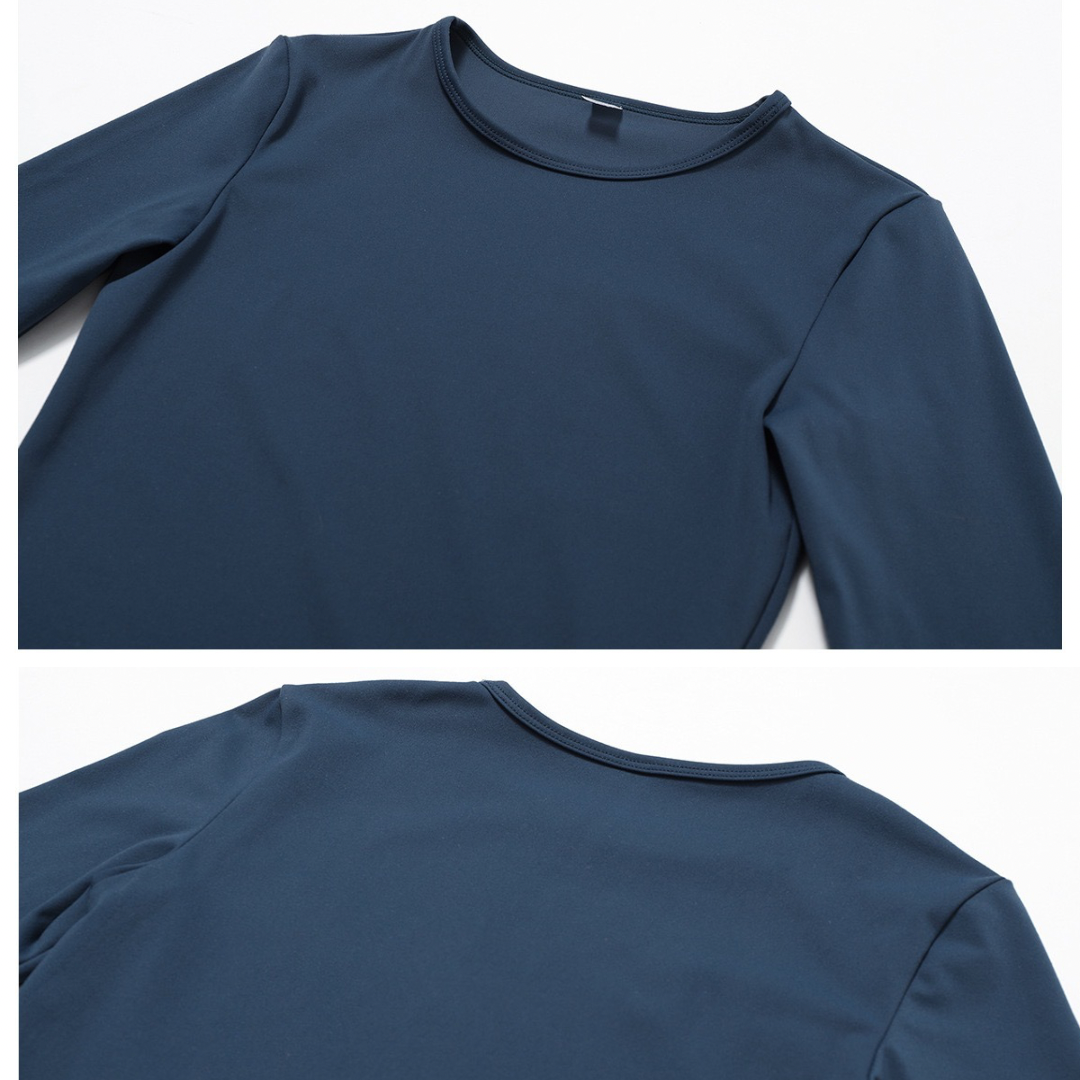 CHRISTIA Winter Long Sleeve Legging Set - Navy