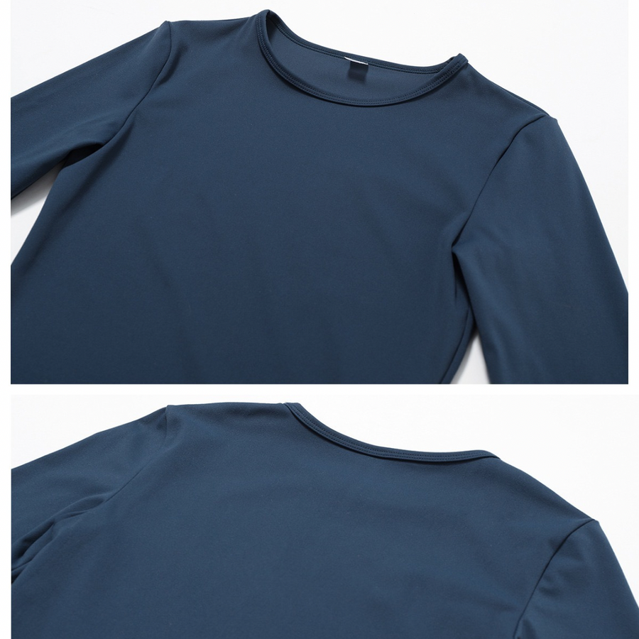 CHRISTIA Winter Long Sleeve Legging Set - Navy