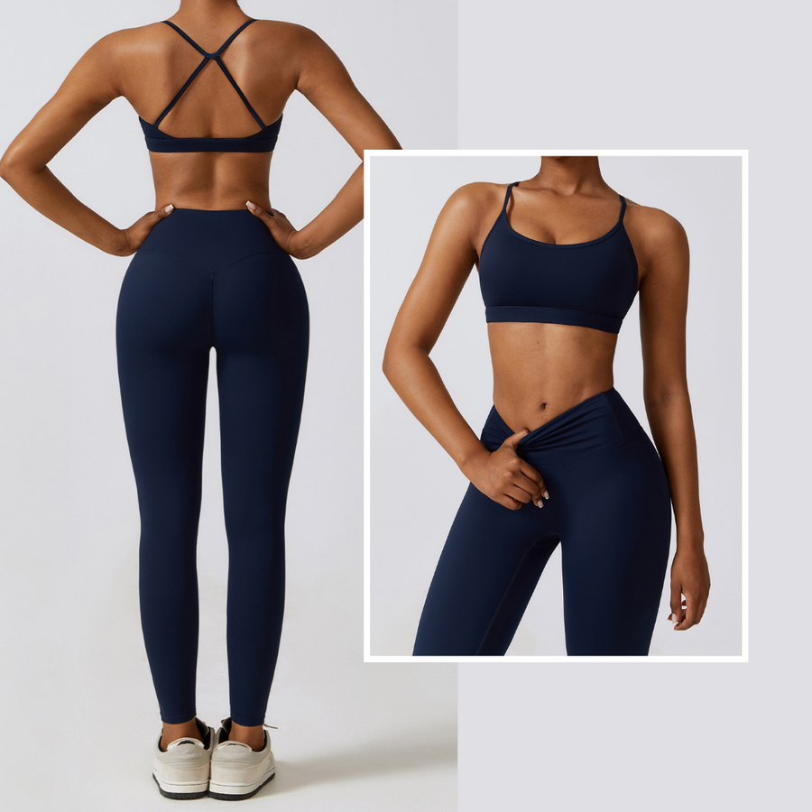 Elegante set morbido Cloud - Blu navy