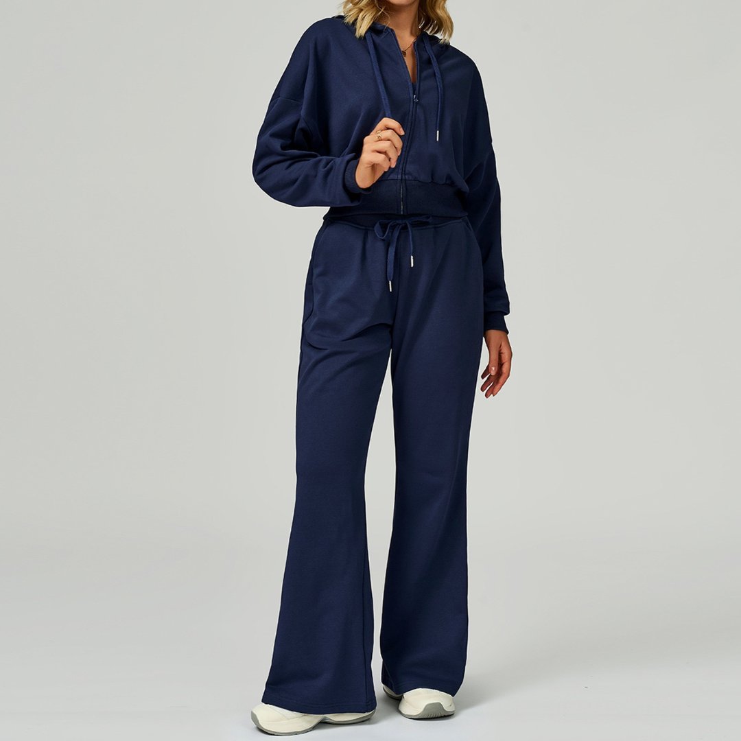 Abby Premium 2pcs Winter Set - Navy