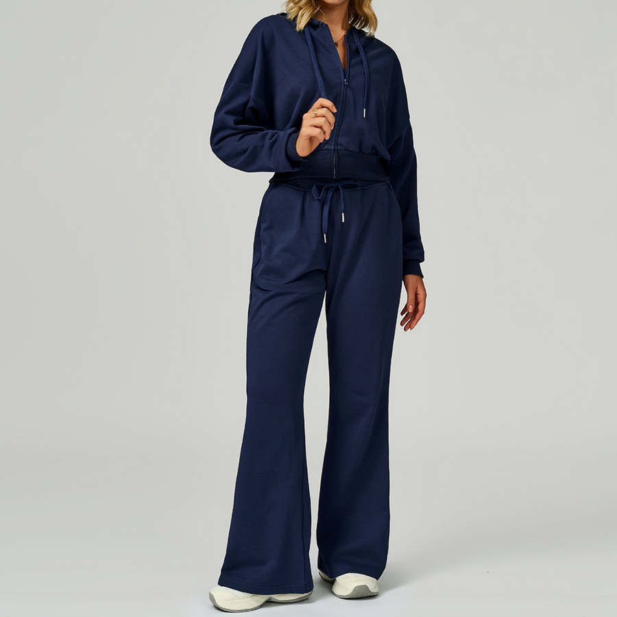 Abby Premium 2pcs Winter Set - Navy