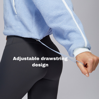 Fluffy Winter Adjustable Fleece Jumper - Sky Blue