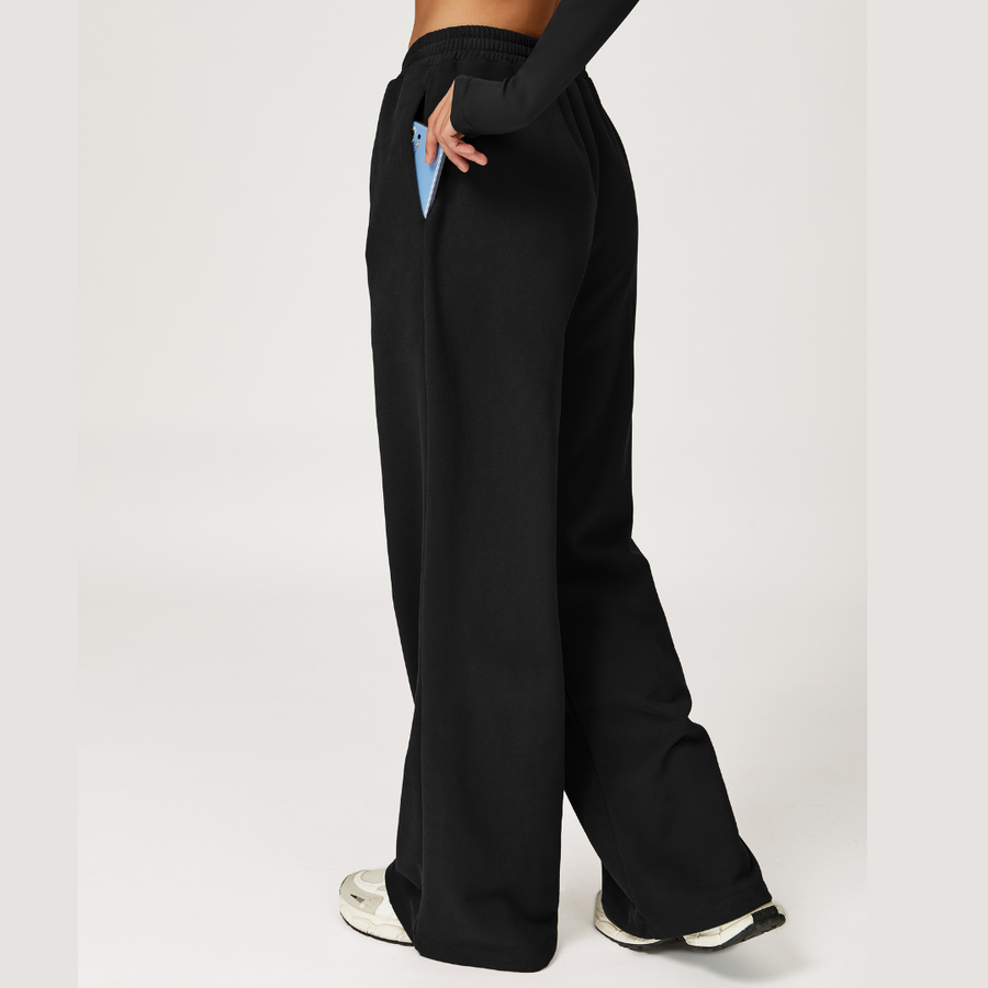 Daisy Winter Flared Lounge Set - Black