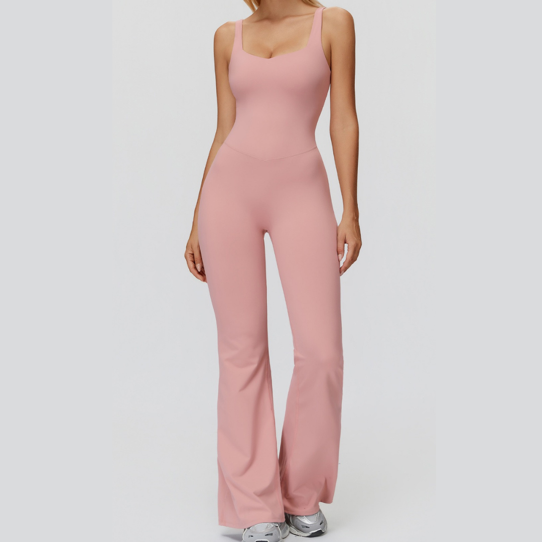 Butterfly-Back Premium Jumpsuit - Pink