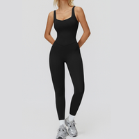 Butterfly-Back Premium Jumpsuit - Black