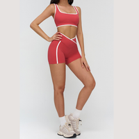 SANDRA Stylish Elegance Short Set - Red