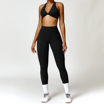 ANNE Sexy Comfy Legging Set - Black