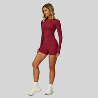 NIMO Long Sleeve Short Set - Cherry