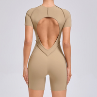 ANNA Scrunched Romper - Sandy