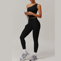 Σετ κολάν με έναν ώμο NANA - Μαύρο 