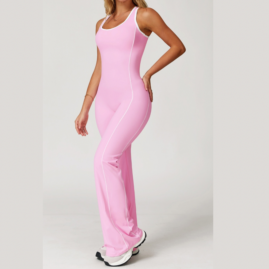 CLARA Premium Chic Jumpsuit - Pink