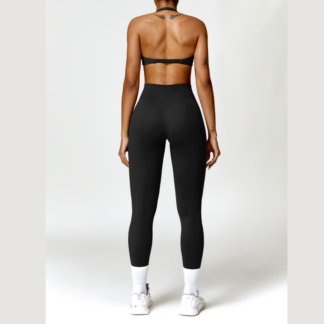 ANNE Sexy Comfy Legging Set - Black