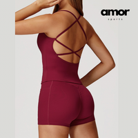 NANO Premium Open Back Short Set - Cherry