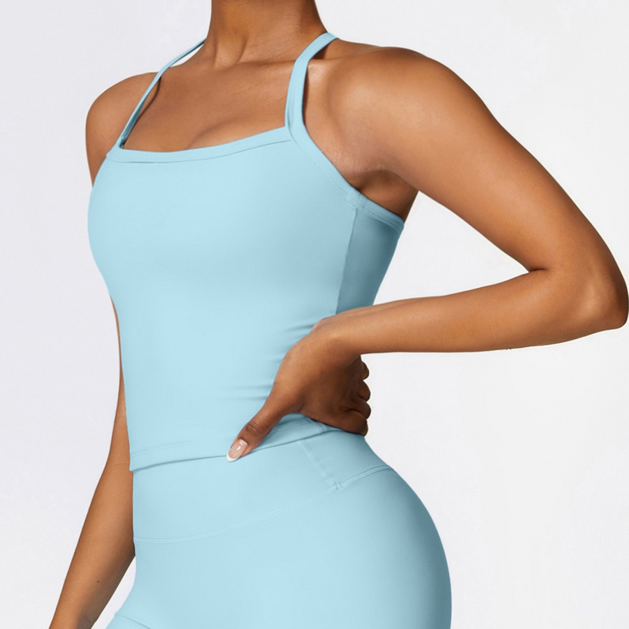 CHRISTIA Cloud Μπλούζα με Μαλακό Σταυρό και Πλάτη - Μπλε 