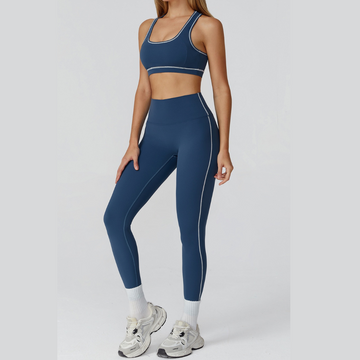 Bold Simplicity Legging Set - Blue