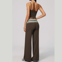 Evi Elegant Stylish Legging Set - Brown