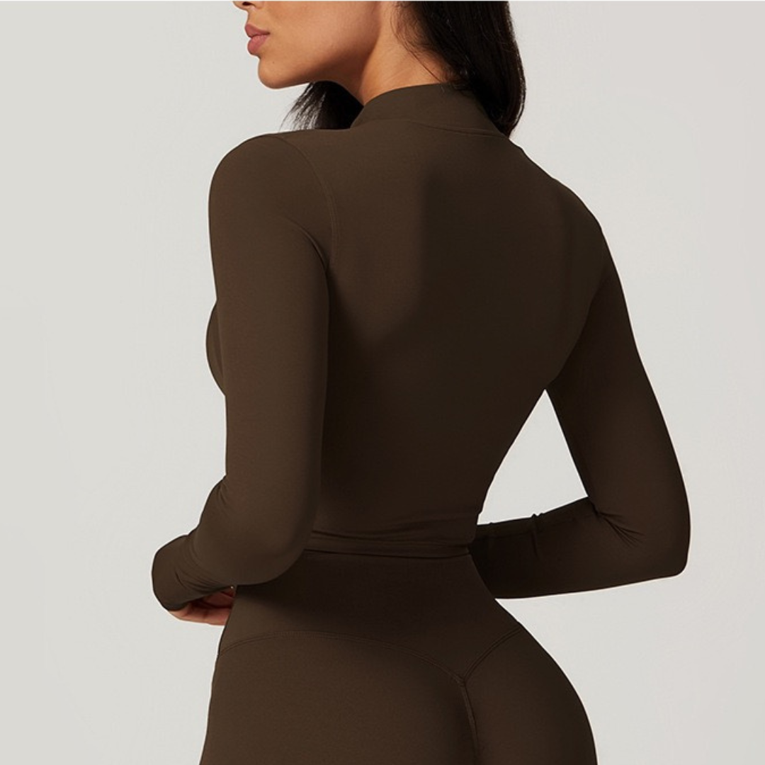 Cloud Soft Long-Sleeve JACKET - Coffee