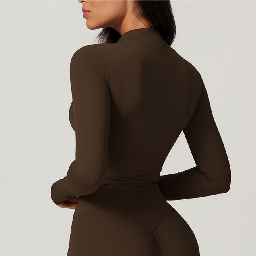 Cloud Soft Long-Sleeve JACKET - Coffee