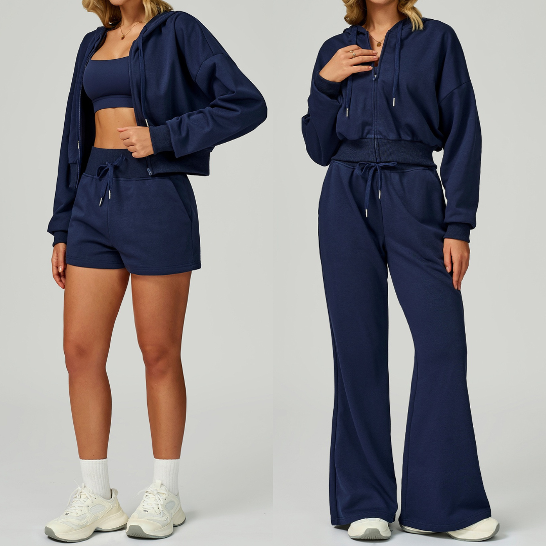 Abby Premium 2pcs Winter Set - Navy