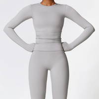 CHRISTIA Cloud Μαλακή Μπλούζα με Μακρυμάνικο Στυλ - Γκρι 