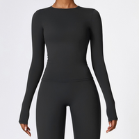 CHRISTIA Cloud Μαλακή Μπλούζα με Μακρύ Μανίκι - Μαύρο 