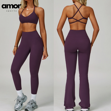 Koralina Ultra Soft Legging Set - Purple