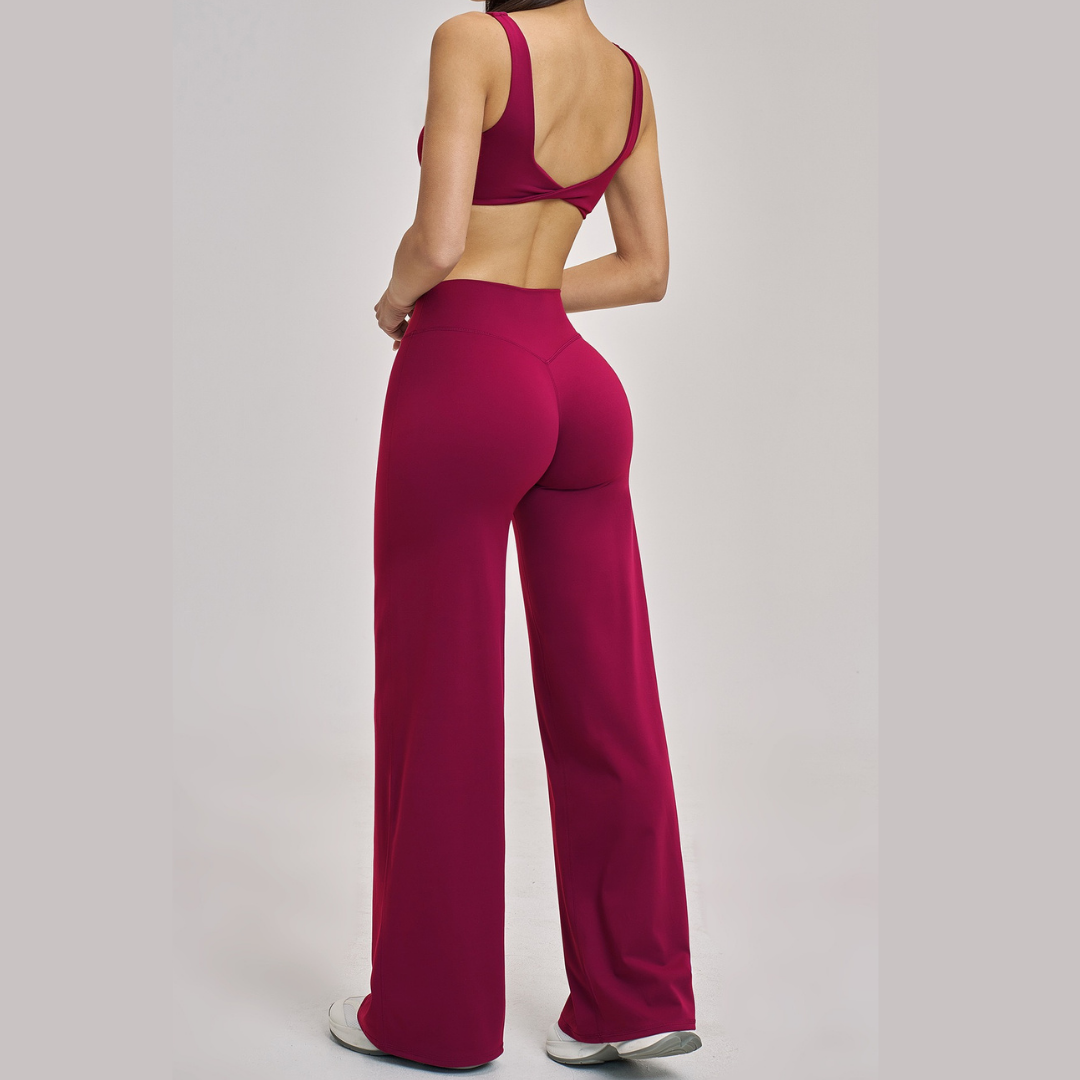 MARGO Sculpting Stylish Legging Set - Rose Bud