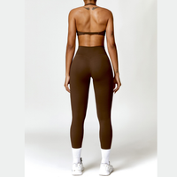 ANNE Sexy Comfy Legging Set - Coffee