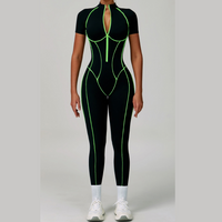 ENA Premium Jumpsuit- Black Green