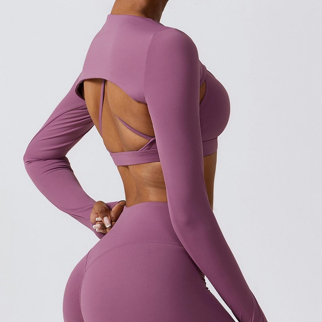 Set morbido e alla moda da 3 pezzi Spring Cloud - Uva viola