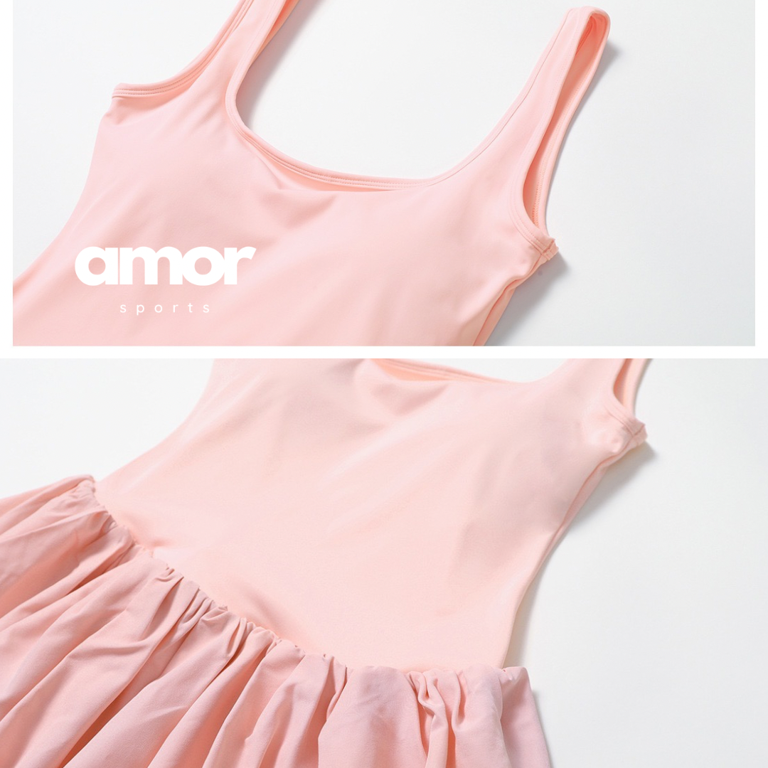 TINA Cutest One Piece Body Dress - Pink