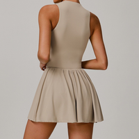 Celin Premium Tennis Dress - Sand