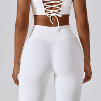Premium Quality Flared Legging - White