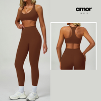 TINA Timeless Elegance Legging Set - Brown