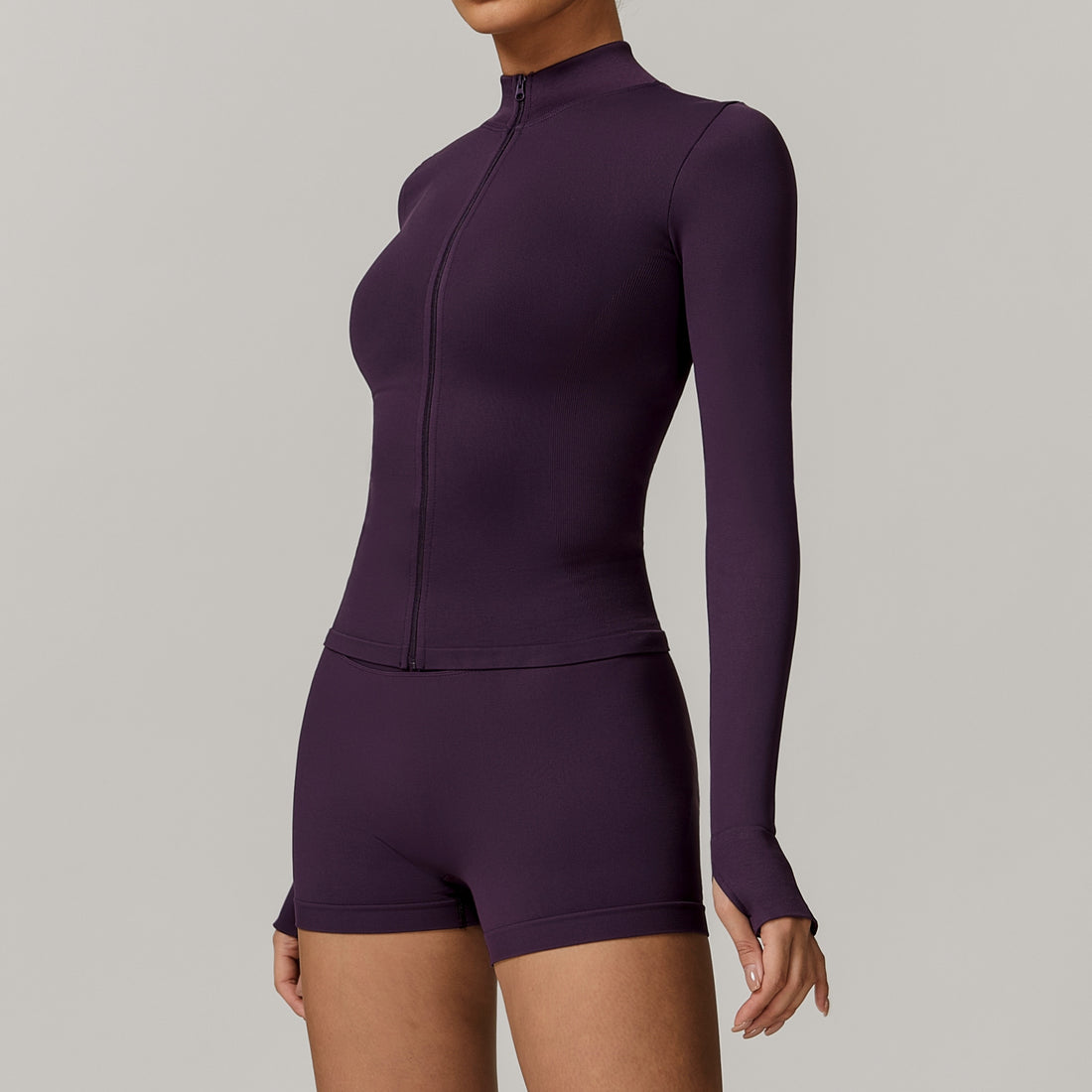 Sino Seamless 3pcs Short Set - Purple