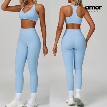 TINA Timeless Elegance Legging Set - Blue