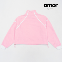 Fluffy Winter Adjustable Fleece Jumper - Pink