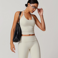 NATALIA Elegant Vest Top - Cream