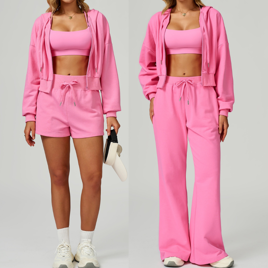 Abby Premium 2pcs Winter Set - Pink