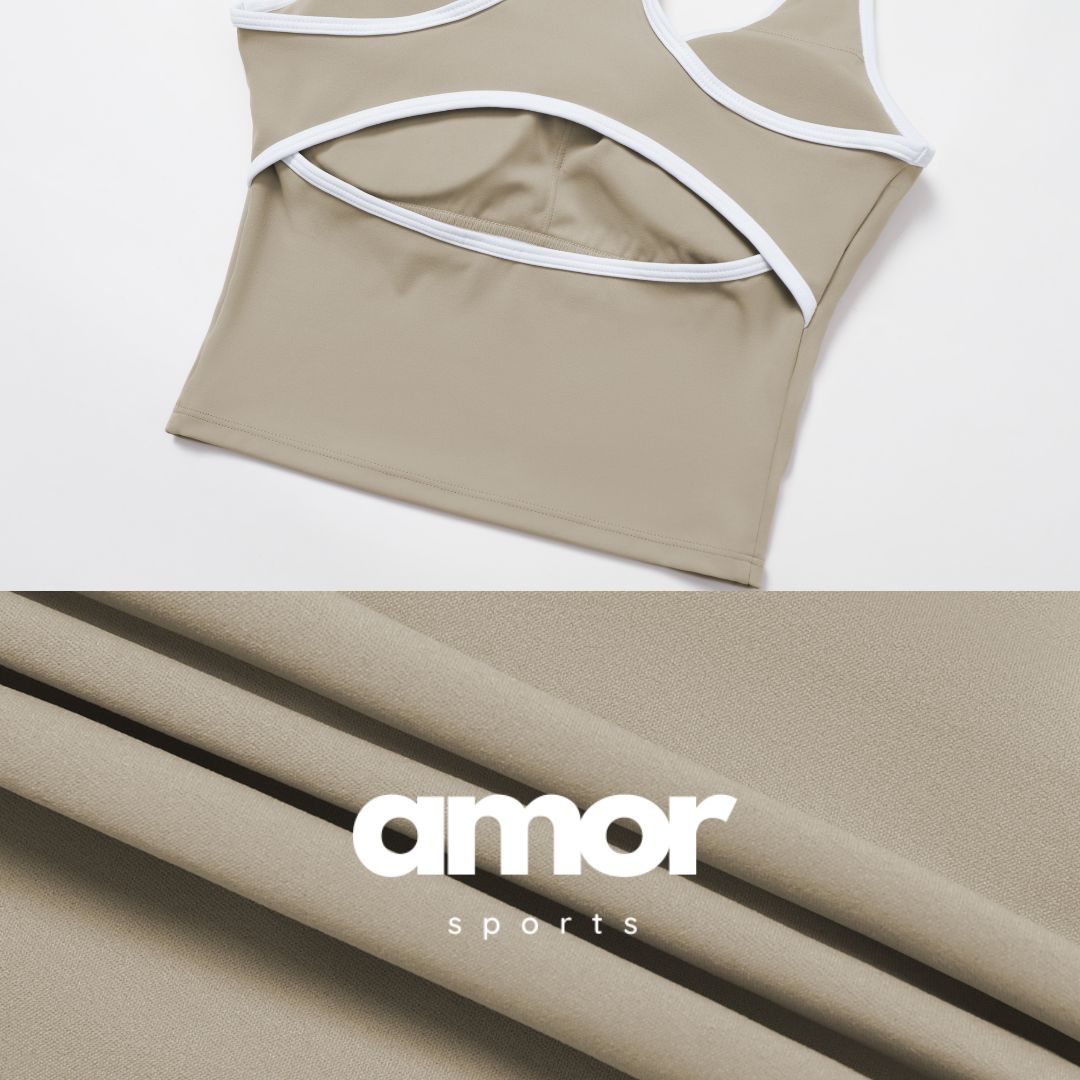 ALIN Stylish Classic Legging Set - Grey Olive